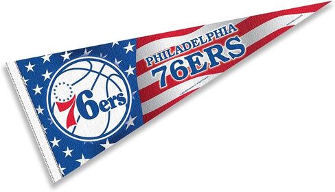 Philadelphia 76ers Nation American Stripes Pennant Flag in Saudi Arabia