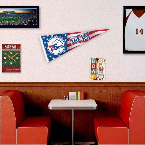 Philadelphia 76ers Nation American Stripes Pennant Flag in Saudi Arabia