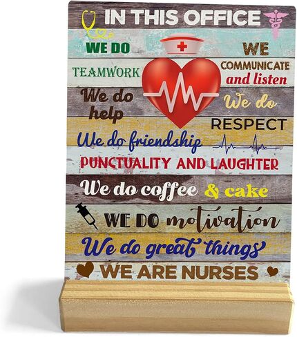 Inspirational Evil Eye Rustic Desk Decor Plaque with Wood Stand, Colorful May All Negative Energy Wooden Sign, Decorative Wood Sign for Home Farmhouse Office Shelf Decor in Saudi Arabia