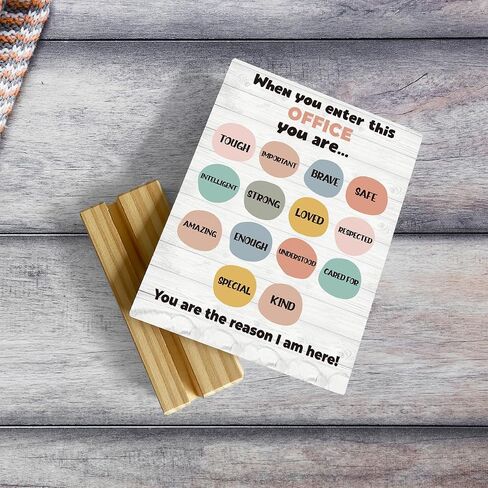 Inspirational Evil Eye Rustic Desk Decor Plaque with Wood Stand, Colorful May All Negative Energy Wooden Sign, Decorative Wood Sign for Home Farmhouse Office Shelf Decor in Saudi Arabia