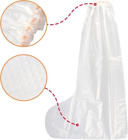 GREUS Post Op Shoe with Waterproof Leg Cast Cover, Adjustable Walking Boot Recovery Plaster Shoe Cover Medical Boot for Foot Injuries Sprained Ankle Broken Foot Toe Post Surgery Kids Women Men in Kuwait