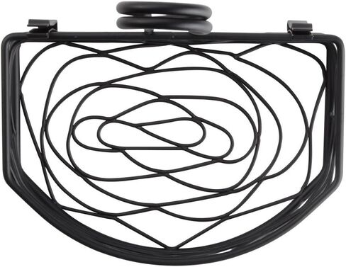 American Metalcraft SRBNB1 Semi-Round Wire Birdnest Condiment Rack Holder, Wrought Iron, Black in Saudi Arabia