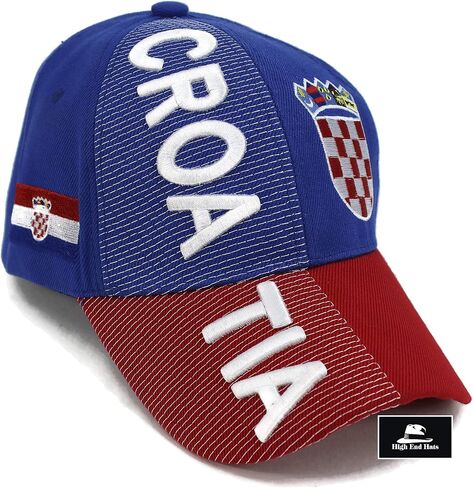 قبعة "Nations of Europe Hat Collection" قبعة بيسبول مطرزة ثلاثية الأبعاد وقابلة للتعديل in Saudi Arabia