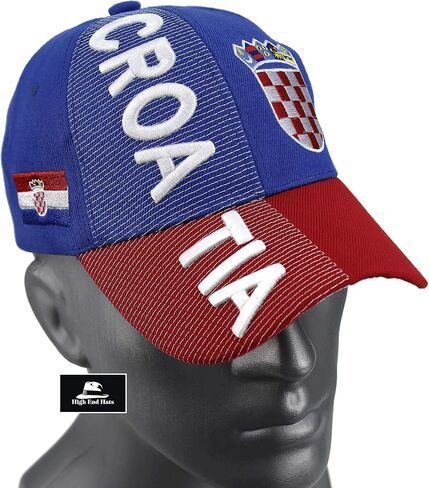 قبعة "Nations of Europe Hat Collection" قبعة بيسبول مطرزة ثلاثية الأبعاد وقابلة للتعديل in Saudi Arabia