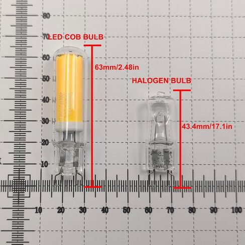 G9 LED COB Bulb Dimmable 3.5W, 410lm(40W T4 G9 Halogen Equivalent),2700K Soft Warm White, 120V, No Flicker, Chandelier Light Bulb Replacement(6 Pack) in Saudi Arabia