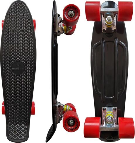 لوح تزلج كامل 22 بوصة (أسود أحمر) in Kuwait