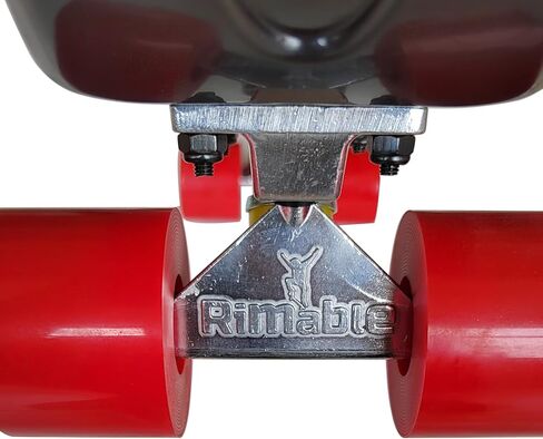 لوح تزلج كامل 22 بوصة (أسود أحمر) in Kuwait