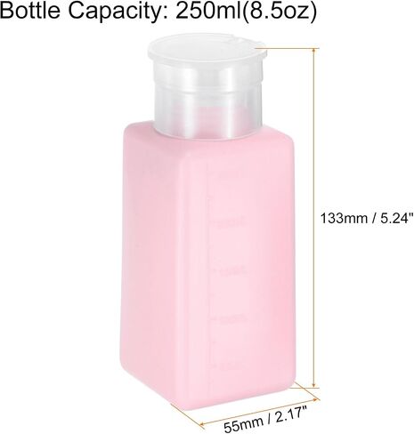 HARFINGTON Solvent Alcohol Dispenser 150ml(5.1oz) Press Type ESD Safe Anti-Splash Liquid Dispenser Pump with Sealing plastic Lid for Alcohol, Nail Polish & Makeup Remover, White in Saudi Arabia
