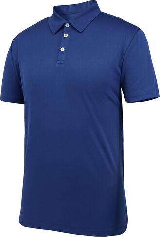 Mens Polo Shirts Short Sleeve Quick-Dry Moisture Wicking Dry Fit Golf Shirts for Men Athletic Sport Collared Shirts in Saudi Arabia