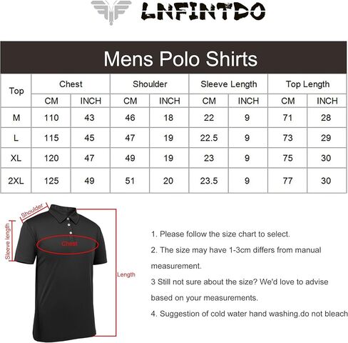 Mens Polo Shirts Short Sleeve Quick-Dry Moisture Wicking Dry Fit Golf Shirts for Men Athletic Sport Collared Shirts in Saudi Arabia