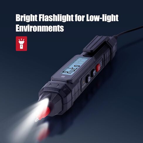 مقياس متعدد، جهاز اختبار الجهد الكهربائي LONVOX، جهاز قياس رقمي متعدد من نوع القلم 4000 عدد، جهاز اختبار كهربائي لجهد التيار المتردد/التيار المستمر، سلك مباشر، اختبارات المقاومة، الاستمرارية، والصمام الثنائي، جهاز اختبار متعدد المقاييس للكهربائيين in Kuwait