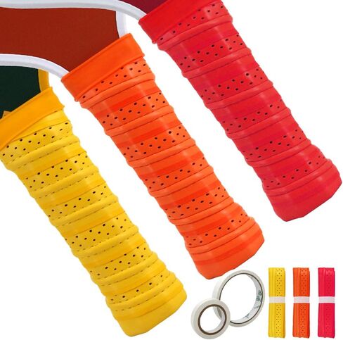 Pickleball Grip Tape 3pcs Overgrip Pickleball Paddle Grip Tape with Raised Ridge Replacement Grip Wrap Accessory for Pickleball Paddle Handle in Kuwait