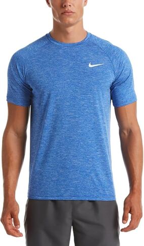 Nike Men's Dri-FIT UPF 40+ Hydroguard Swim Tee (US, Alpha, Small, Regular, Regular, Game Royal) in Saudi Arabia