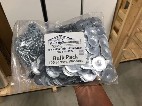 Fastener Set: ¾" Sheet Metal Screws with Self-Locking Insulation Washer (100) in Saudi Arabia