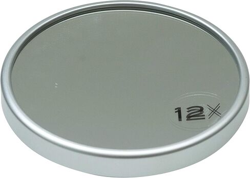 Jacent Dip & Dab 12X Magnification Cosmetic Mirror with Suction Cups, 5 Inch Diameter - 1 Pack in Saudi Arabia