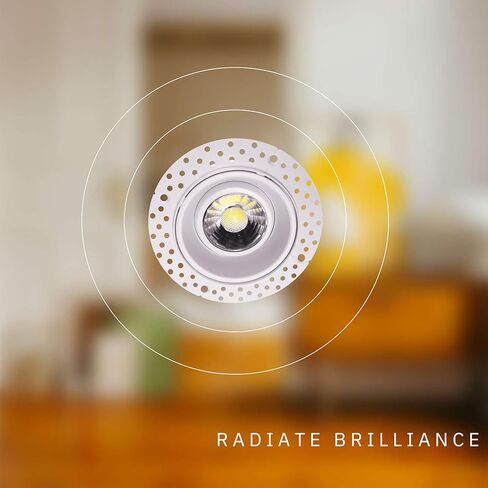 وحدة إضاءة سبوت مربعة بدون إطار مقاس 3 بوصات، تشطيب أبيض، تركيبات إضاءة LED غائرة قابلة للتعتيم 8 وات = 65 وات، 600 لومن، CRI 90+، تصنيف IC، 5CCT قابل للتحديد 2700K|3000K|3500K|4100K|5000K in Kuwait