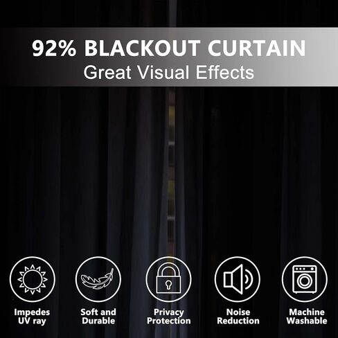 Baocicco Forest Themed Blackout Window Curtains Woodland Red Leaves Bush Pattern Print Curtain with Grommets Mystical Fantasy Art Darkening Drapes for Living Room Bedroom 2 Panels 42x63 Inch in Kuwait