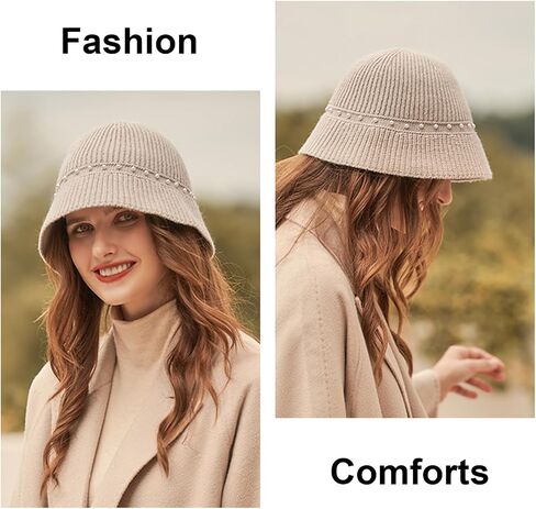 Autumn and Winter Womens Hat Knit Hat Warm Casual Hundreds of Womens Knit Woolen Hat Cold Weather Girls Pee Hat in Saudi Arabia