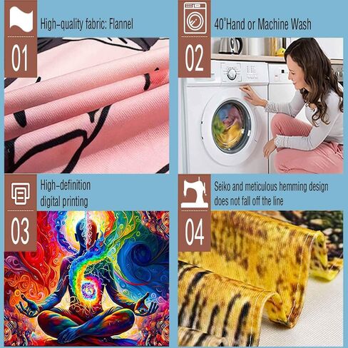 Aidatain اليوغا التأمل نسيج ملون الفضاء جدار نسيج الروحي ماندالا نسيج، حجم 80 "× 60" الفن المفروشات الشاطئ بطانية لغرفة المعيشة النوم غرفة نوم ديكور المنزل GTDWAT163 in Kuwait