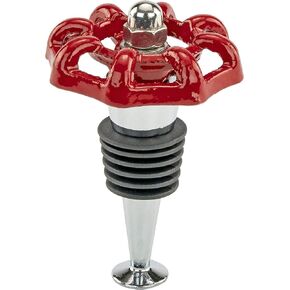 Fairly Odd Novelties Novelty Faucet Wine Bottle Stopper, Red, One Size