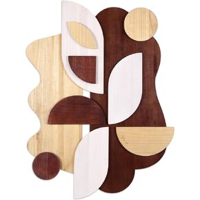 Empire Art Direct "Sands Serenade I Dimensional Solid Paulownia Wood Abstracts Wall Art, Ready to Hang, Living Room, Bedroom & Office, 40" x 30"x 1.42"
