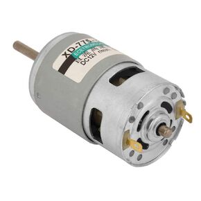 Dc Motor, 12V/ 24 10000 RPM/20000 RPM 775 Motor High Speed Gear Motor High Power Torque Electric Micro Speed Geared Motor Extension Shaft(12V)