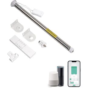 Rollerhouses WiFi Roller Shade Motor 1-1/8 Inch Tube Zigbee Controlled Motor Window Blinds Alexa Google Voice Control