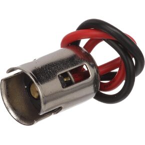 Seachoice Bayonet Bulb Socket for Bayonet Style Miniature Lamps, 4 In. Wire Leads,White