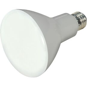 Satco S9621 9.5 Watt 120 Volt BR30 Reflector LED Light Bulb; 3000K; Frosted; 750 Lumen; 105 deg. Beam Angle; E26 Medium Base; Dimmable (12 LED Bulbs)