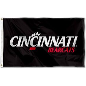Cincinnati Bearcats Black 3x5 Flag