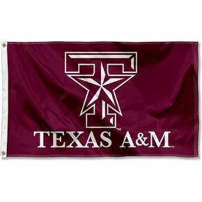 Texas Aggies Star University Large College Flag