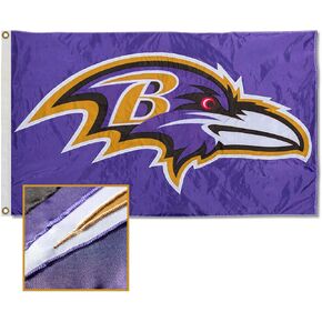 Baltimore Ravens Embroidered Nylon Flag
