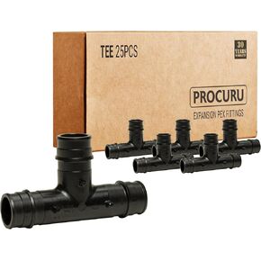 10-Pack 1/2-Inch Tee, Expansion PEX-A F1960 Plumbing Fitting