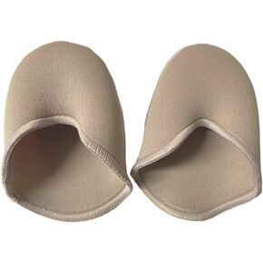 WENDYWU Ballet Shoes Toe Pads, 1 Pair Toe Pads for Pointe Shoes, Fabric Toe Protectors Cover for Women Girls, Ballet Dance Pointe Toe Pouch Pads, Toe Cap Cover for Ballet Shoes Pointe Shoes High Heels