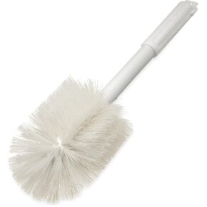 SPARTA Industial Tank Brush Pipe Brush, Drain Brush with Handle for Commercial Kitchens, Polyester, 5 Inch, White