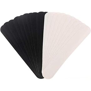 40 Pieces Hat Liner Cap Protection Insert Headband Sweatband Liner Disposable Sweat Pads for Baseball Tennis Hunting Hat Moisture Absorbing Supplies - 23.5 x 3.7 cm/ 9 x 1.45 Inches