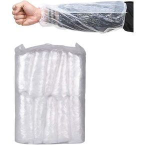 Disposable Arm Sleeves Covers, PeSandy 100pcs Waterproof PE Oversleeves Covers