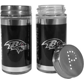 Siskiyou Sports NFL Baltimore Ravens Black Salt & Pepper Shaker Baltimore Ravens, One Size, Black