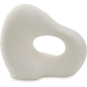 Signature Design by Ashley Arthrow Minimalist Waterproof Ceramic Abstract Sculpture, White