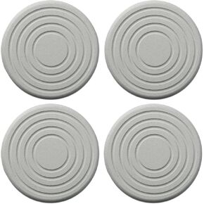 Skylarlife Absorbent Diatomite Coaster for Drinks and Plants Fast Water Absorption in Seconds, Odorless Diatomaceous Earth Non-Slip Insulation Protect Table Countertop from Damage Minimal Set of 4