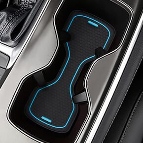 Honda Accord Accessories,Car Cup Holder Coaster for Honda Accord, Waterproof Cup Holder Coasters, Anti-Slip Car Cup Holder Mat for Honda Accord, Fit for Honda Accord Model Years 2018-2022(Blue in Kuwait