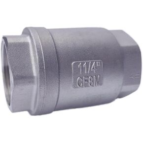 1/2"Stainless Steel Vertical Check Valve DN15, NPT Female Threaded Vertical Check Valve Stainless steel check valve for preventing oil-water backflow, gas-air check valve, sewage pump, etc
