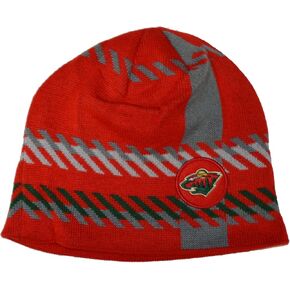 47 Minnesota Wild Old Time Hockey (OTH) قبعة صغيرة مخططة للرجبي بدون أكمام - قبعة جمجمة منسوجة من NHL بلون الفريق