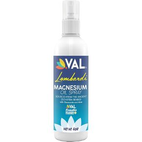 VAL Magnesium Oil Spray from The Ancient Zechstein Seabed with Chamomile and Aloe - Less Itchy - Made in USA - Get Healthy Hair & Skin and Sleep Better 4 oz