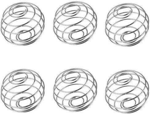 304 Stainless Replacement Stainless Steel Shaker Ball Wire Whisk Mixer Blender Mixing Ball Cup Protein Shaker（6PC) in Saudi Arabia