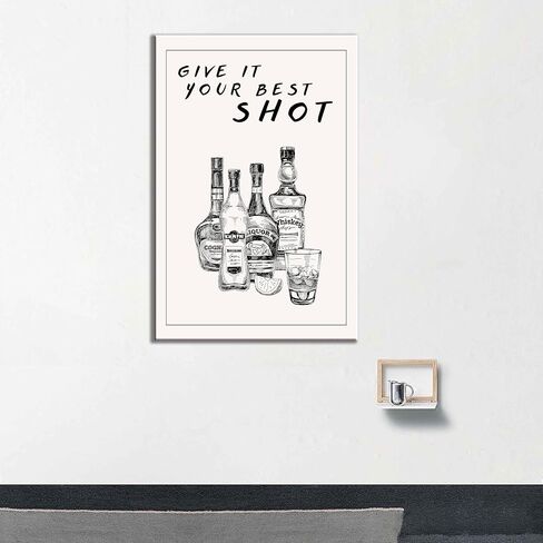 VejiA Retro and modern cocktail art wall painting - colorful bar decoration poster, perfect for kitchen, home office and college dormitory (Unframed, 8x12and12x16) in Saudi Arabia