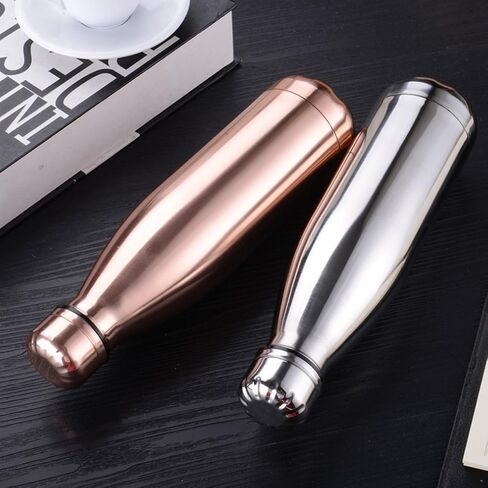 JPOJPO 17oz Insulated Water Bottle Plating Process, Double Vacuum Wall Stainless Steel Bottle for Outdoor Sports Camping Hiking Cycling Picnic Office Home in Saudi Arabia
