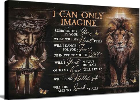 Put on the Full Armor of God Christian Canvas Wall Art Inspiring Ephesians 6:10 Bible Religion Picture Wall Decor Poster Print for Living Room Bedroom Man Cave Office Home Decoration in Saudi Arabia