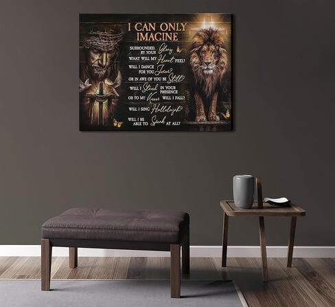 Put on the Full Armor of God Christian Canvas Wall Art Inspiring Ephesians 6:10 Bible Religion Picture Wall Decor Poster Print for Living Room Bedroom Man Cave Office Home Decoration in Saudi Arabia
