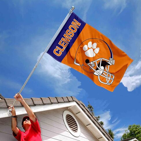 Clemson Large Football Helmet 3x5 College Flag in Saudi Arabia
